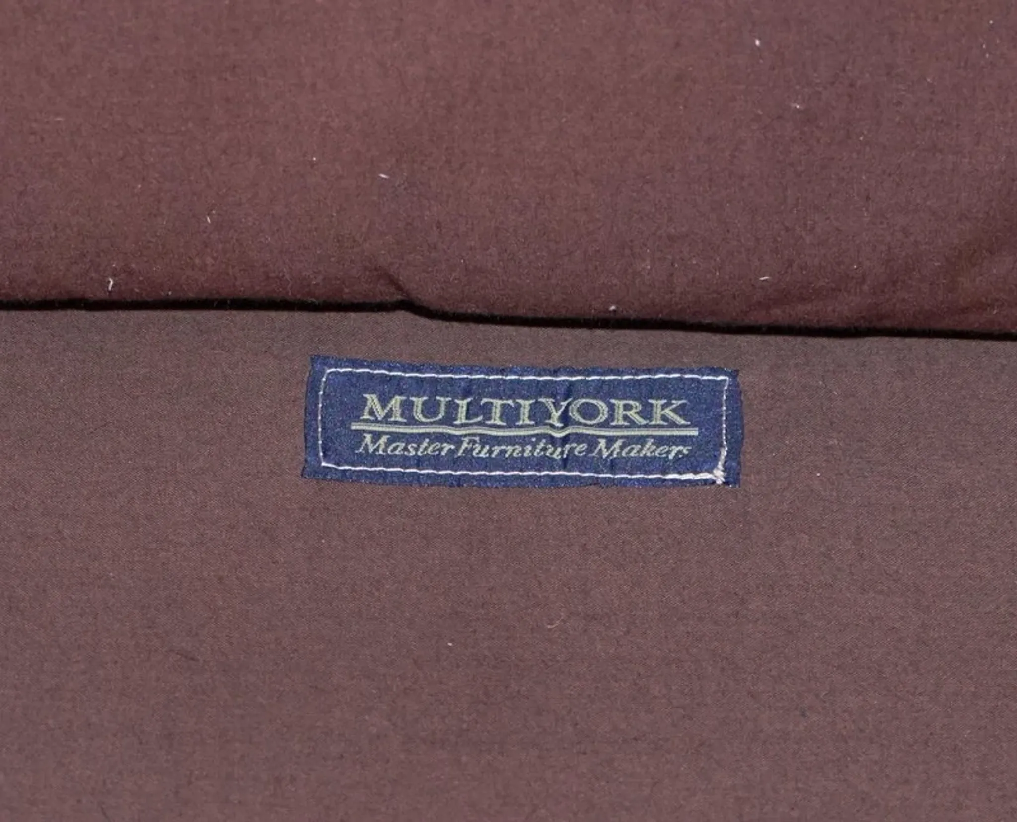 Brown Leather Two-Seater Sofa by Multi York England