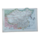 Carte géographique ancienne Chine Larousse