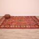 Vintage Moroccan Wool Rug 214 x 325 cm, Berber Handmade Rug Unique