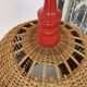 Suspension boule en rotin