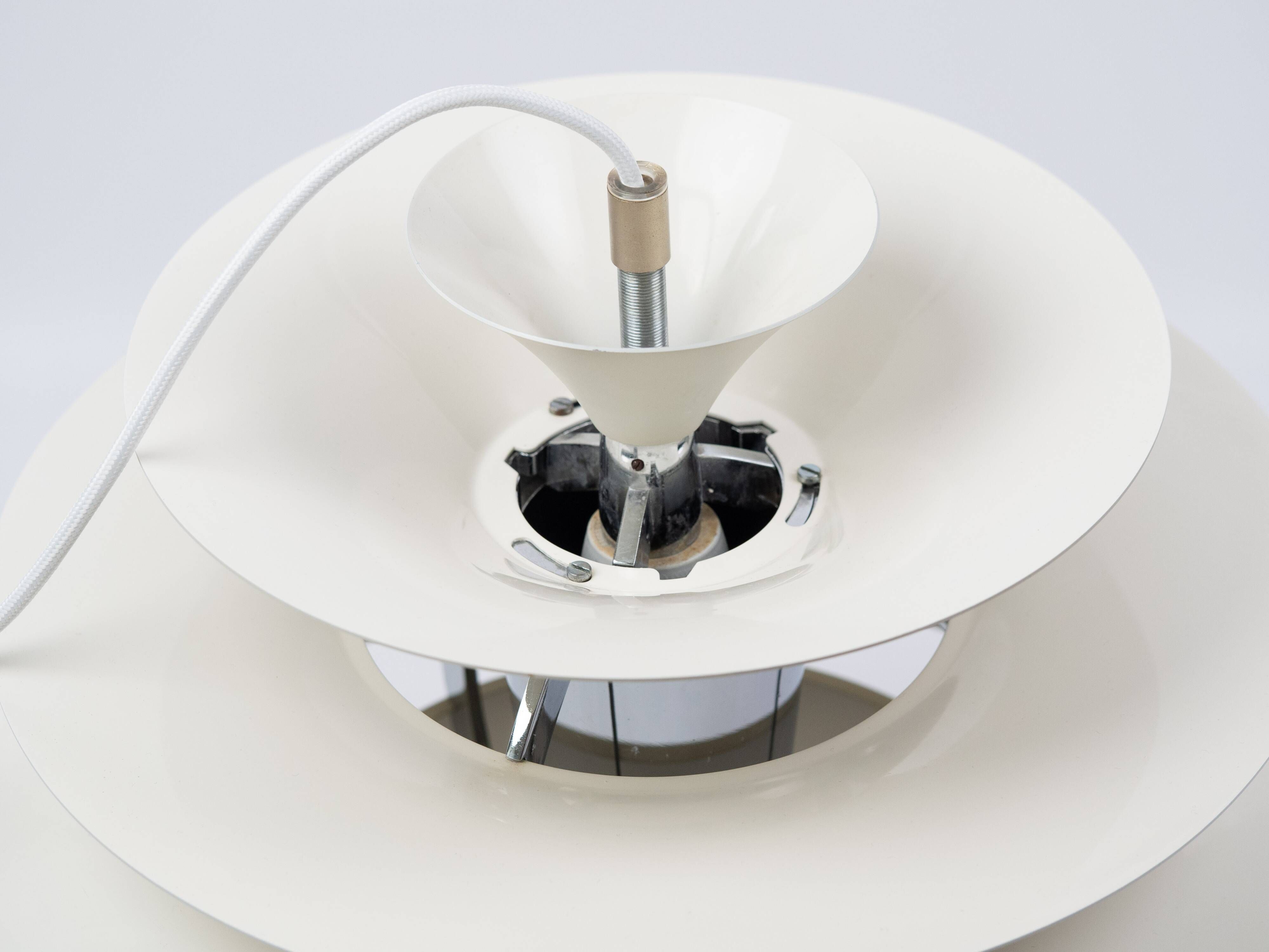 Danish vintage PH Snowball pendant lamp by Poul Henningsen, Louis Poulsen