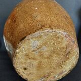 Chinese ceramic rice pot, 19th century, incised decoration