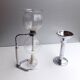 Old hellem france vacuum coffee maker 6 cups - + chrome support - 1960