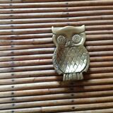 "Owl" trinket bowl in brass