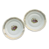Set of 2 Art porcelain plates