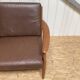 Grete Jalk for France & Son Teak Leather Sofa