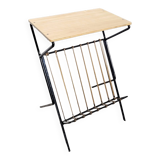 Scoubidou side table 1960 vintage saddle or end table