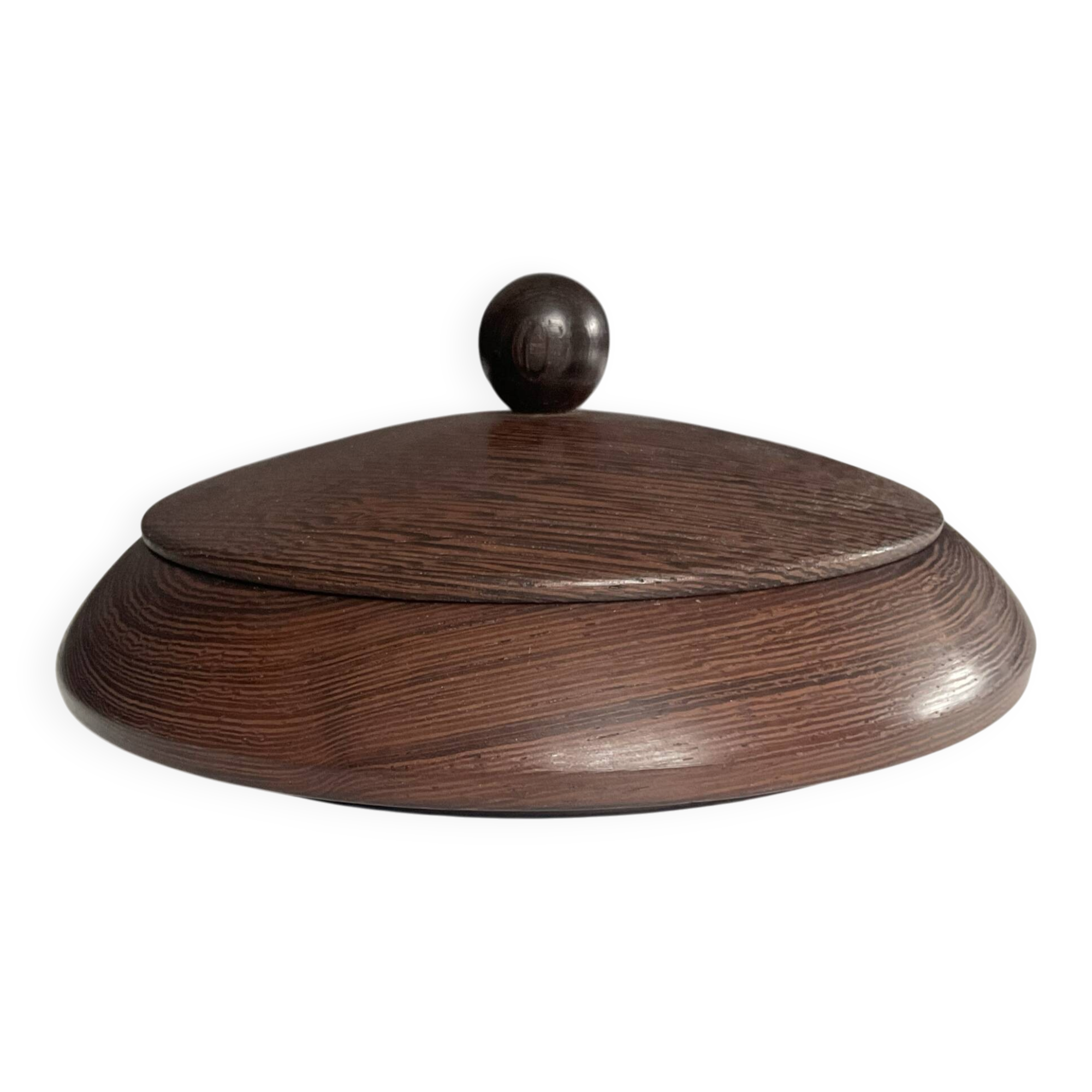 Scandinavian teak jewellery box