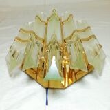 Glass wall sconce "Paolo Venini". 1970s