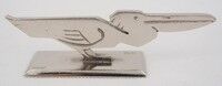 Aristide Colotte, 12 animal-shaped knife rests, Art Deco, excellent condition, case.