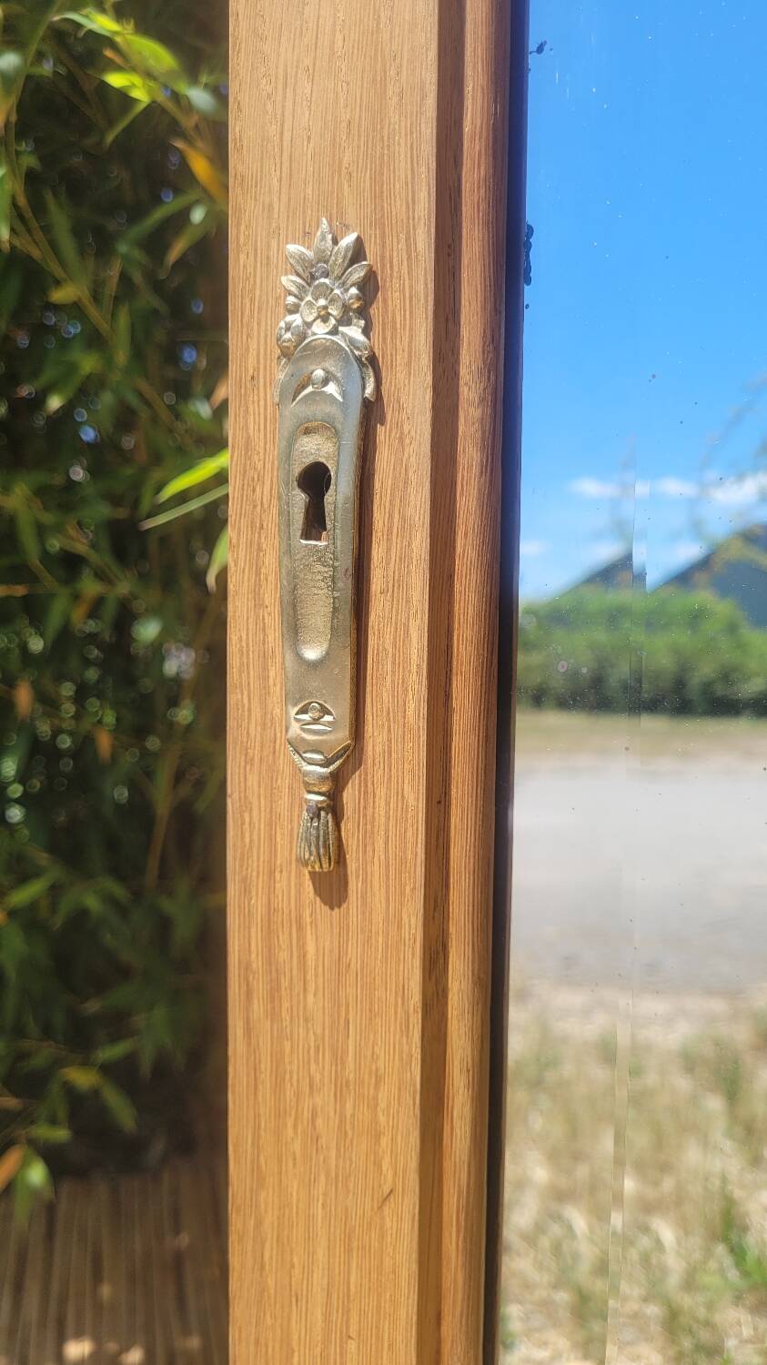 Renovated antique bevelled mirror