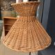 Rattan lamppost