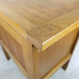 Vintage oak bedside tables