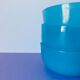 5 ramequins huile lesieur en verre bleu