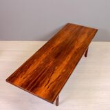 Table basse Hans J Wegner en palissandre par Andreas Tuck 1950s