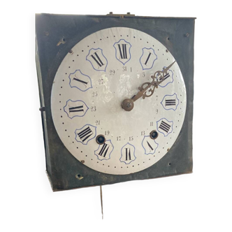 Comtoise movement 19th century enamelled dial