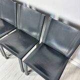 1/6 1980s Vintage Italian Dining Chairs by Carlo Bartoli for Matteo Grassi