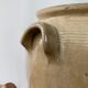 Beige varnished sandstone pot