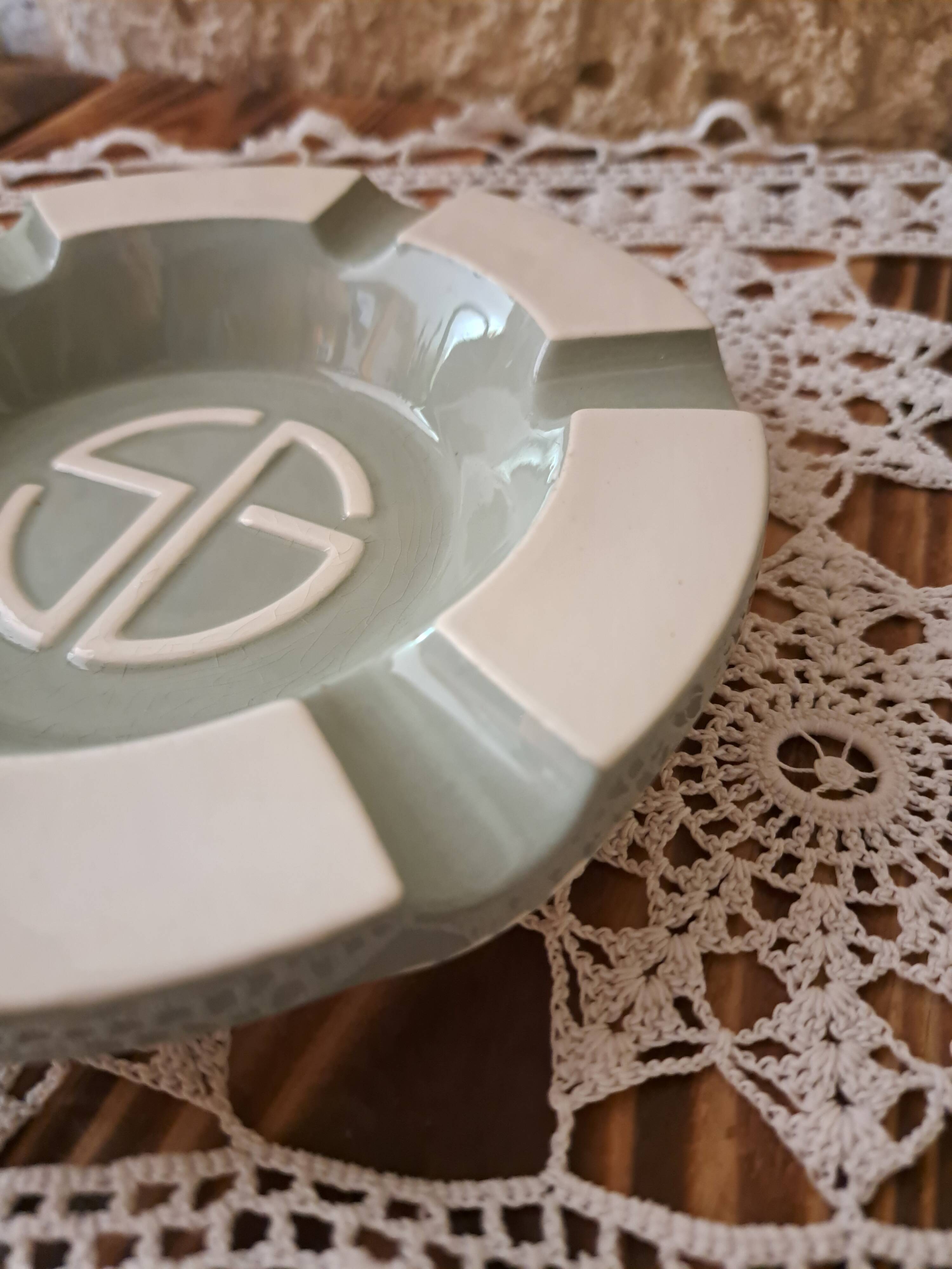 SG Digoin Sarreguemines ashtray