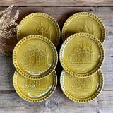 6 Small plates Gien France