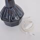 Pair of blue mid-century table lamps model 1055 by Einar Johansen for Soholm