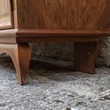 3-door walnut wardrobe