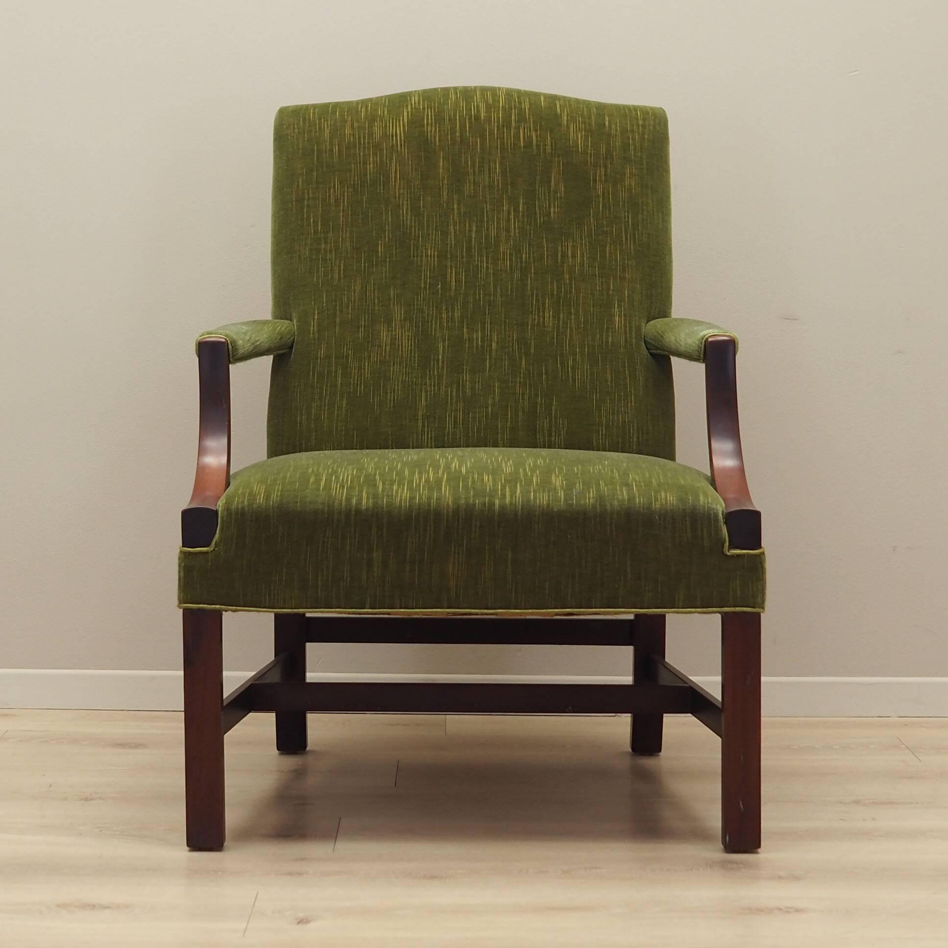 Mahogany armchair, Danish design, 1970s, production: Denmark