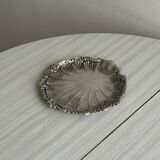 round plate shell decoration silver-plated