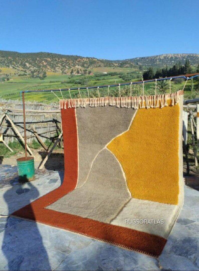 Handmade wool Beni Ourain rug 250/150cm