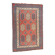 Antique Shirvan carpet Caucasus 125x190 handmade wool geometric tribal boho