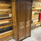 Small antique wardrobe from the early 19th century.