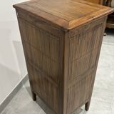 Meuble d'appoint en bois exotique