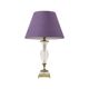 Lampe de table Empire en cristal taillé motif diamant et bronze doré