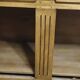 Antique Vendée dresser in solid elm by artisan Chaillou Hermouet.