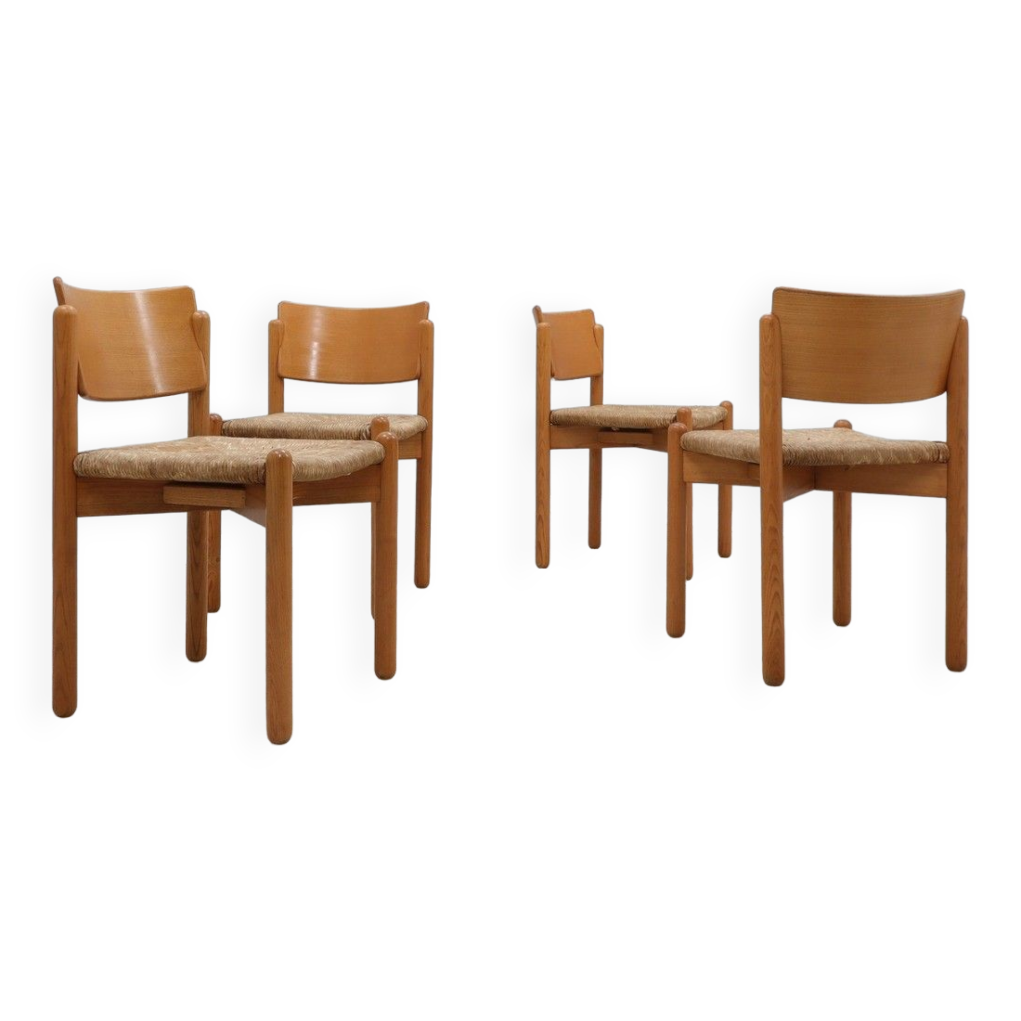 Vintage original set of 4 dining chairs