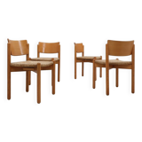 Vintage original set of 4 dining chairs