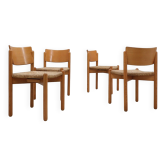 Vintage original set of 4 dining chairs