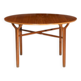 Table basse circulaire par Peter Hvidt et Orla Molgaard-Nielsen, modèle 6900, édition Fritz Hansen
