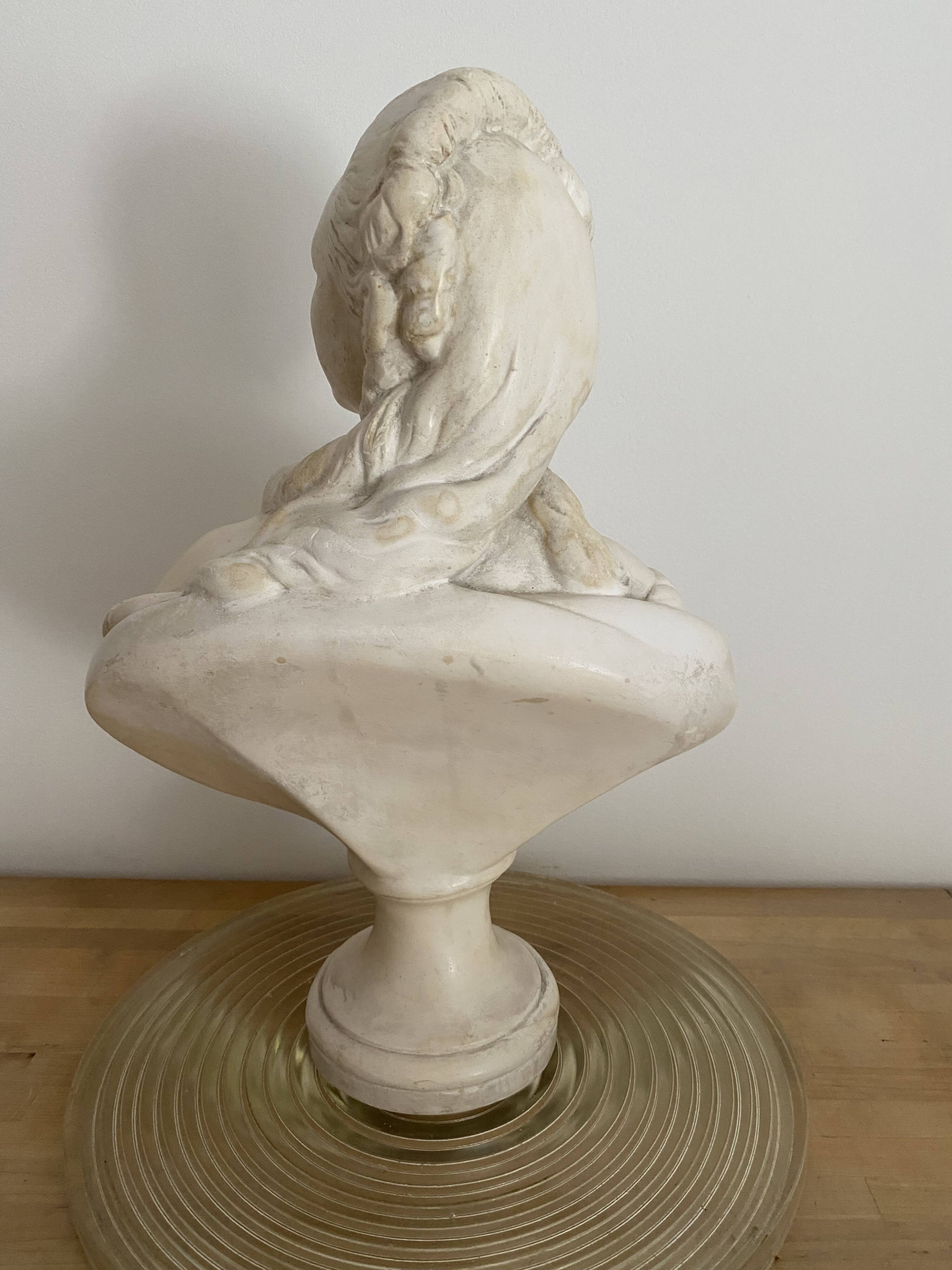 Plaster sculpture, after Pajou, Countess of Barry