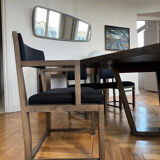 Set of 6 Maxalto chairs and 2 armchairs