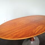 Czech vintage coffee table, wood and metal