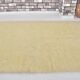 White Vintage Angora Wool Rug sku 1681