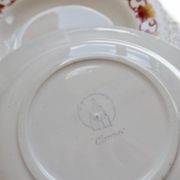 4 vintage deep plates L'Amandinoise Carnac