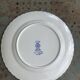 3 assiettes plates luneville France roses bleues vintage