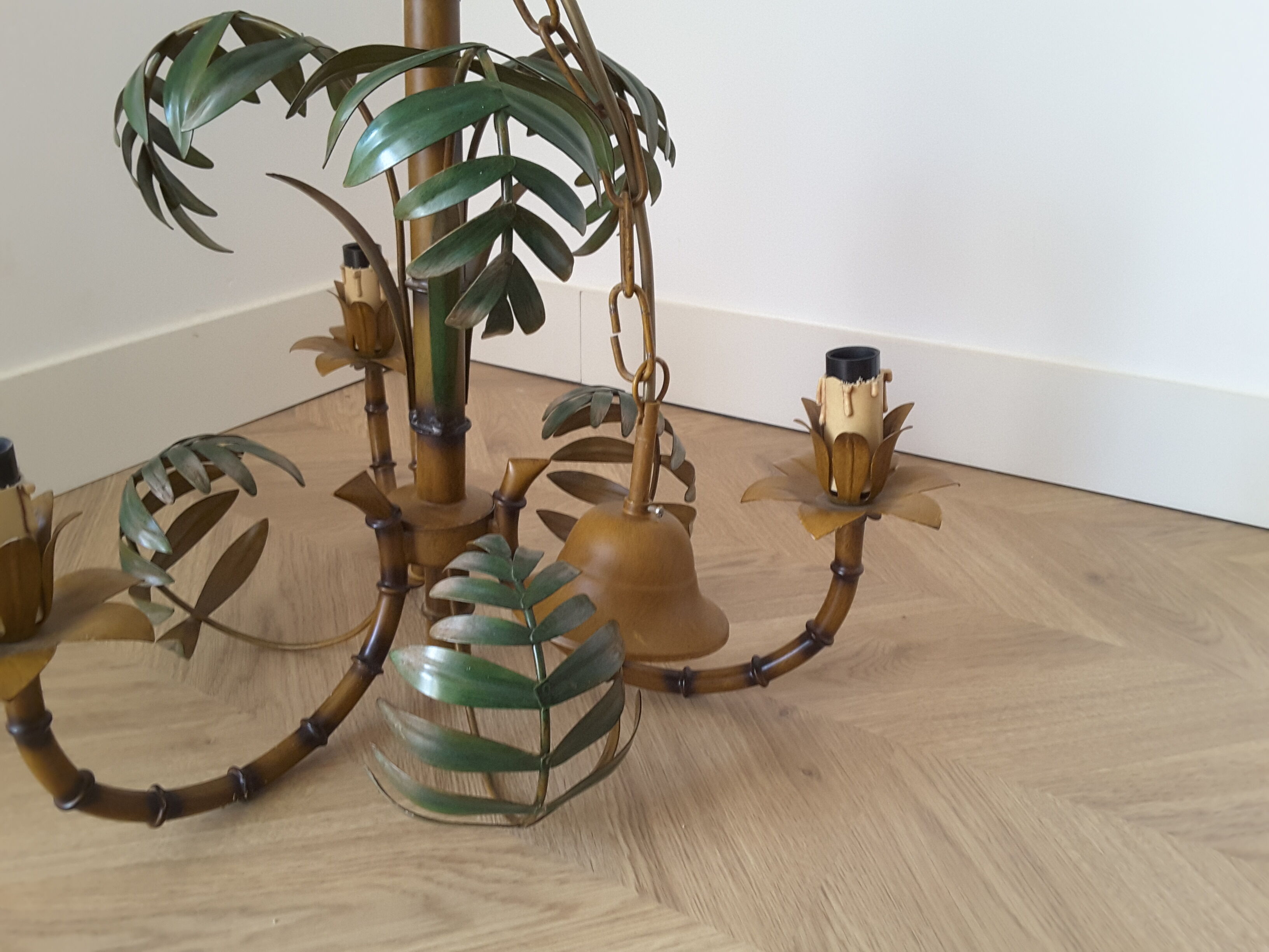 Lustre en bambou