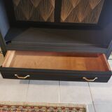 Restyled art deco bookcase shelf cabinet