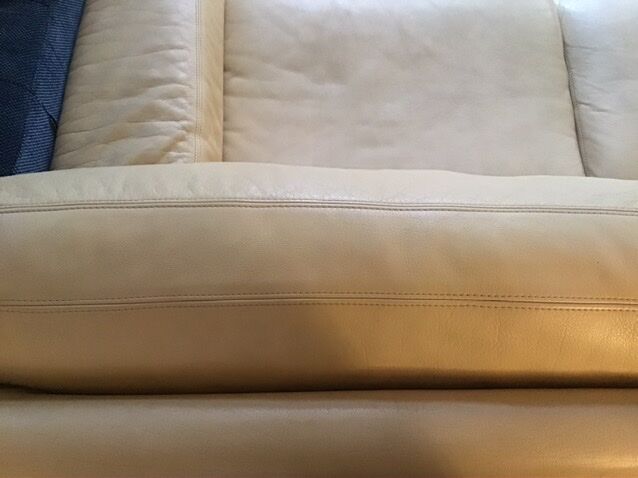 Pair of grained leather sofas Duvivier iconic model Maillol 1990