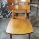 Set de 6 chaises tout bois 1960