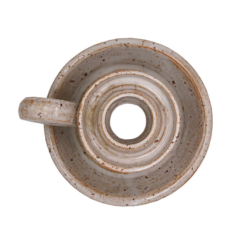 Vintage sandstone candlestick