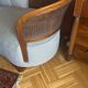 Méridienne Art Déco en éventail - Entièrement restauré par un tapissier